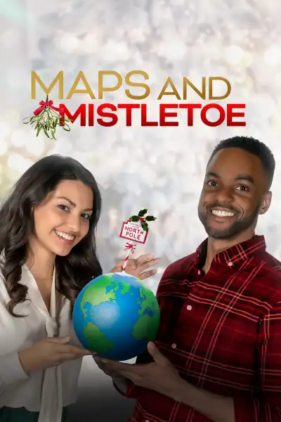 Maps and Mistletoe Poster